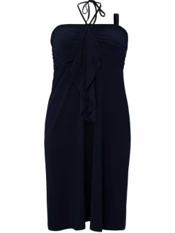 YOEK Kleider<Damen Kleid blau uni