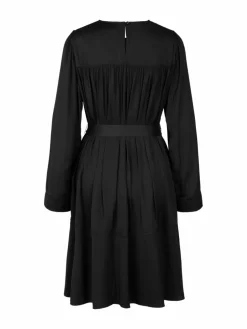 Marc Cain Kleider<Damen Kleid schwarz uni