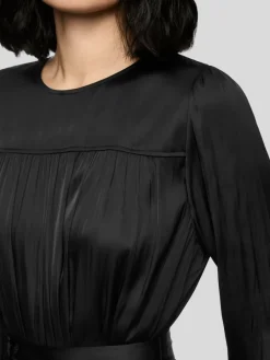 Marc Cain Kleider<Damen Kleid schwarz uni