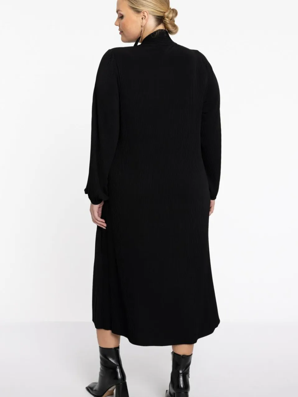 YOEK Kleider<Damen Kleid schwarz uni