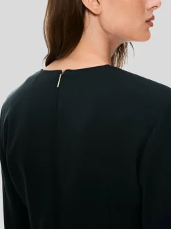 Marc Cain Kleider<Damen Kleid blau uni