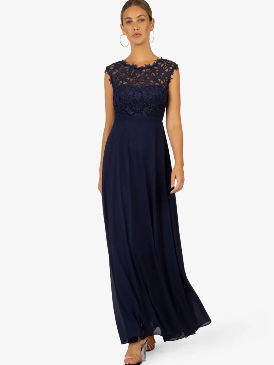 Kraimod Kleider<Damen Kleid blau uni