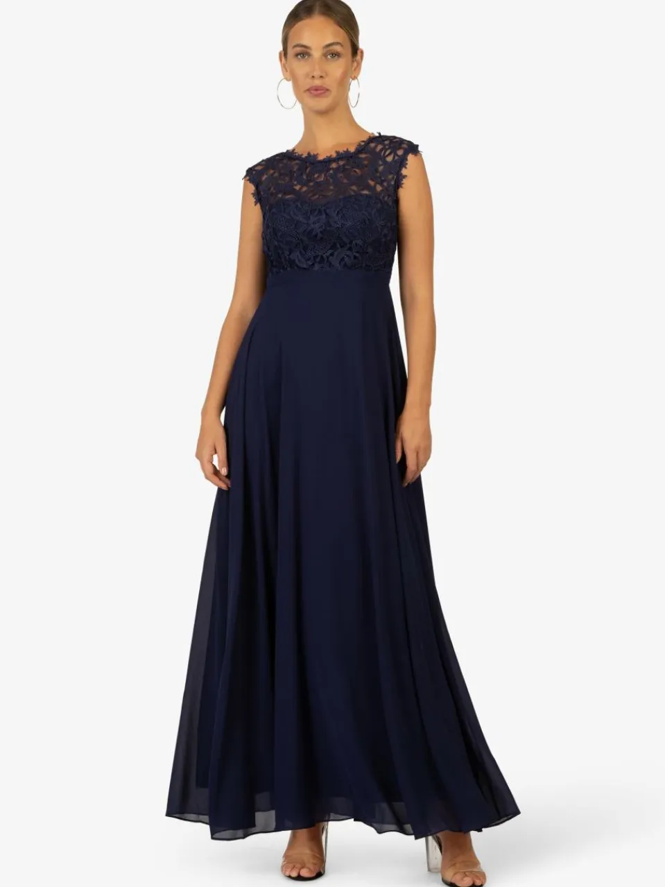 Kraimod Kleider<Damen Kleid blau uni