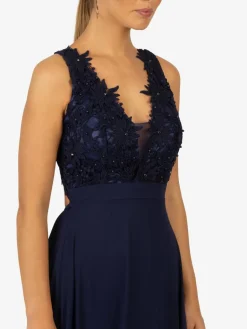 Kraimod Kleider<Damen Kleid blau uni