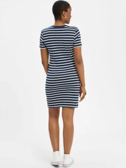 Tommy Hilfiger Kleider<Damen Kleid marine weiß gestreift