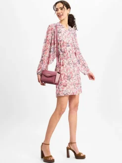 BOSS Orange Kleider<Damen Kleid - C_Ditissy mehrfarbig koralle gemustert