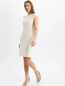 BOSS Kleider<Damen Kleid - Dileky weiß uni