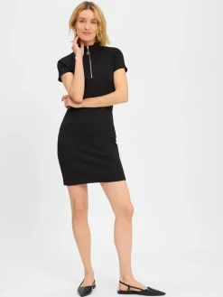 HUGO BLUE Kleider<Damen Kleid - Nalayla_B schwarz uni