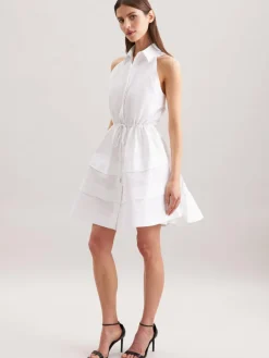 Seidensticker Kleider<Damen Kleid - Uni weiß uni