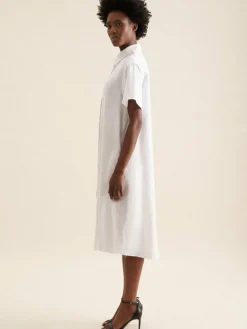 Seidensticker Kleider<Damen Kleid - Uni weiß uni