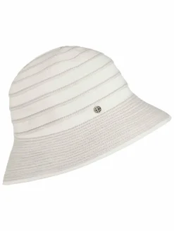 Loevenich Mützen & Hüte<Damen Kopfbedeckung beige gestreift