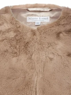 Marie Lund Jacken & Westen<Damen Kunstfellweste - Tilda taupe uni