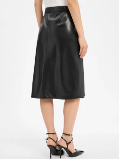 Damen BOSS Röcke>Damen Kunstleder-Wickelrock - Vinny