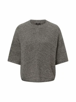 Damen Opus Pullover & Strickjacken>Damen Kurzarm Strickpullover - Paudie