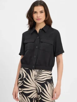 Damen More & More Blusen>Damen Kurzarmbluse