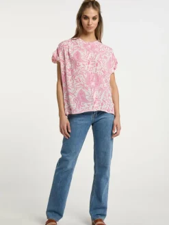 Damen Usha Blusen>Damen Kurzarmbluse