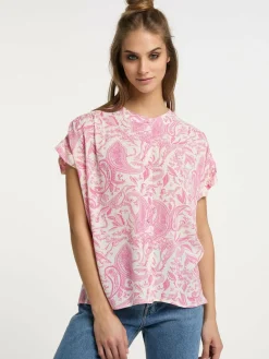 Damen Usha Blusen>Damen Kurzarmbluse