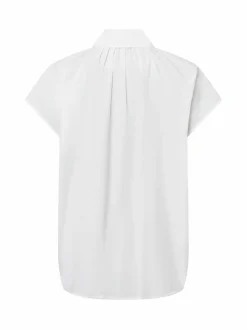 Weekend Max Mara Blusen<Damen Kurzarmbluse - Vallo weiß uni