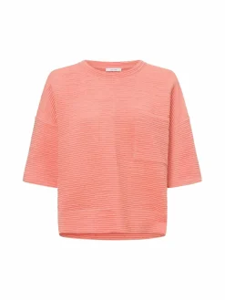 Damen Opus Sweatshirts & Sweatjacken>Damen Kurzarmpullover - Gandro