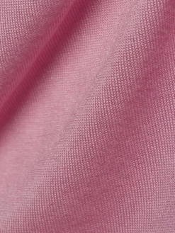 Ipuri Essentials Pullover & Strickjacken<Damen Kurzarm-Pullover mit Seiden-Anteil altrosa uni