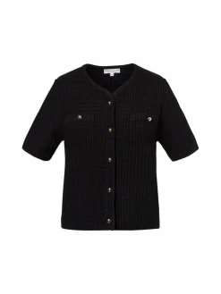 Damen Marie Lund Pullover & Strickjacken>Damen Kurzarm-Strickjacke