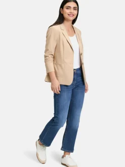 Betty Barclay Blazer<Damen Kurzblazer beige uni