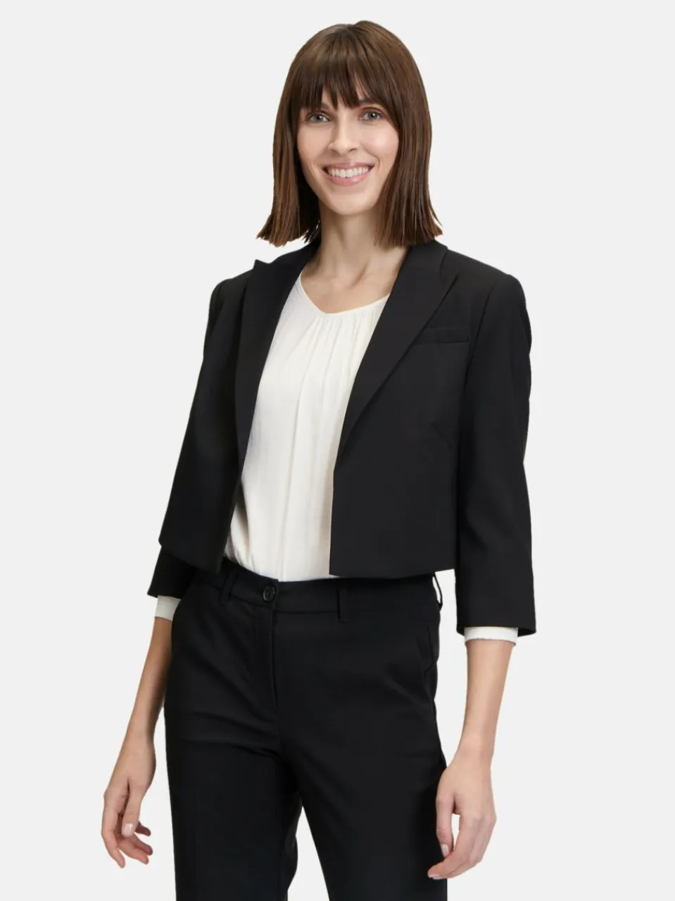 Betty Barclay Blazer<Damen Kurzblazer schwarz uni