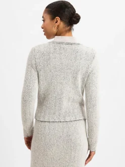 Damen Marc Cain Collections Pullover & Strickjacken|Blazer>Damen Kurzblazer mit Alpaka-Anteil