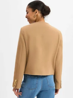 Damen Tommy Hilfiger Blazer>Damen Kurzblazer mit Wollanteil