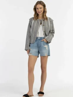 Damen IZIA Blazer>Damen Kurze Blazerjacke