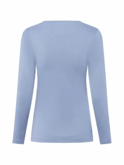 brookshire Shirts & Tops<Damen Langarmshirt hellblau uni