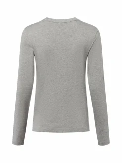 Marie Lund Shirts & Tops<Damen Langarmshirt grau meliert