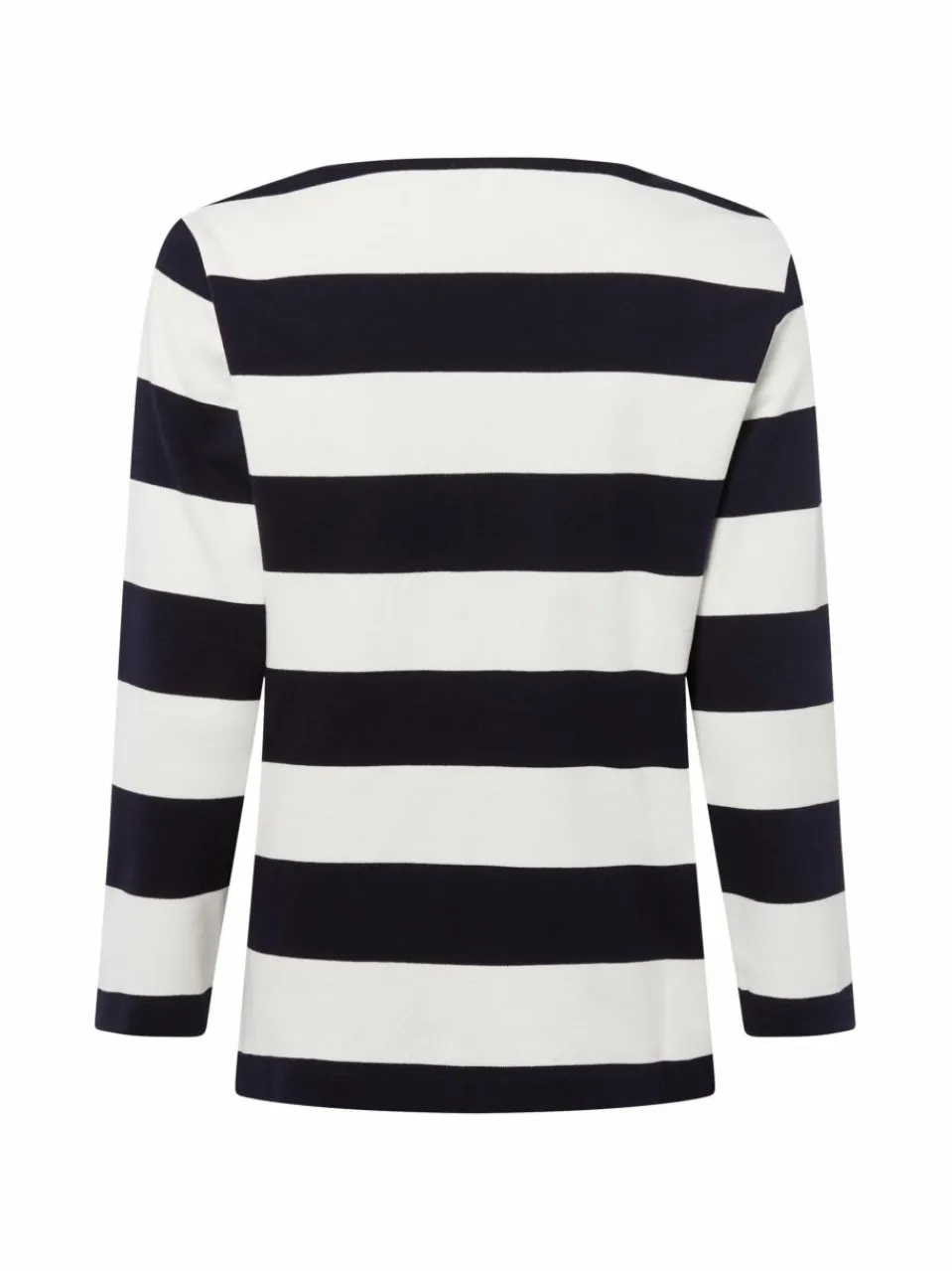 Marie Lund Shirts & Tops<Damen Langarmshirt ecru marine gestreift