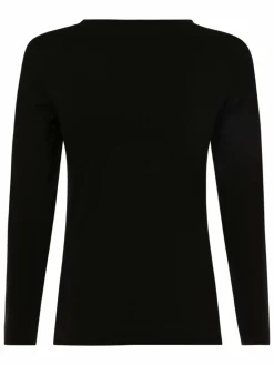 Marie Lund Shirts & Tops<Damen Langarmshirt schwarz uni