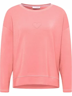 Frieda & Freddies Sweatshirts & Sweatjacken<Damen Langarmshirt koralle uni