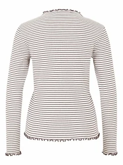 Cartoon Shirts & Tops<Damen Langarm-Shirt mehrfarbig gestreift