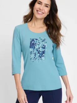 Damen Olsen Shirts & Tops>Damen Langarmshirt - Edda