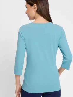 Damen Olsen Shirts & Tops>Damen Langarmshirt - Edda