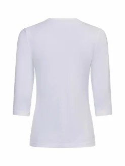 Olsen Shirts & Tops<Damen Langarmshirt - Edda weiß uni
