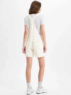 Levi's Hosen<Damen Latzhose weiß uni