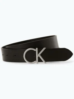 Calvin Klein Gürtel<Damen Ledergürtel schwarz uni