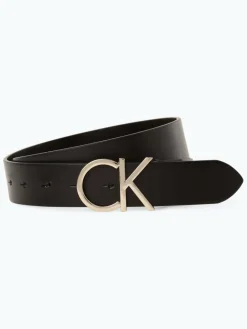 Calvin Klein Gürtel<Damen Ledergürtel schwarz uni