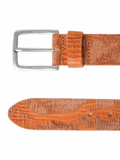 JCC Gürtel & Hosenträger<Damen Ledergürtel orange uni