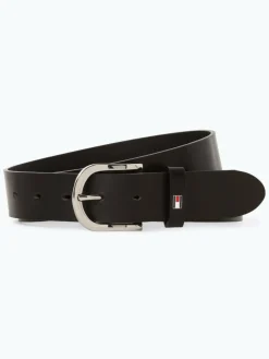 Tommy Hilfiger Gürtel<Damen Ledergürtel - New Danny schwarz uni