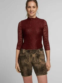 Spieth & Wenksy Hosen<Damen Lederhose - Aleha braun meliert