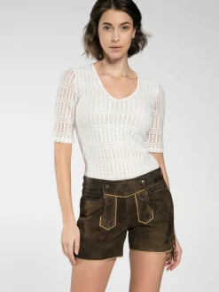 Spieth & Wenksy Hosen<Damen Lederhose - Ella braun uni