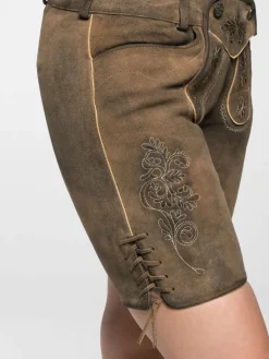 Spieth & Wenksy Hosen<Damen Lederhose - Portal braun meliert