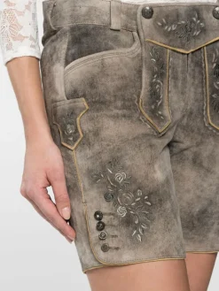 Spieth & Wenksy Hosen<Damen Lederhosen - Lederhose "Fiamma" braun uni