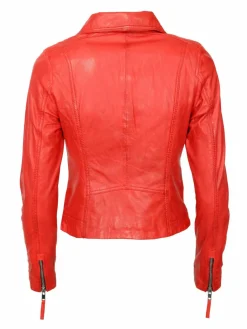 Mustang Jacken & Westen<Damen Lederjacke rot uni