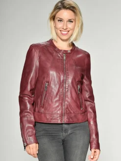 Damen Maze Jacken & Westen>Damen Lederjacke